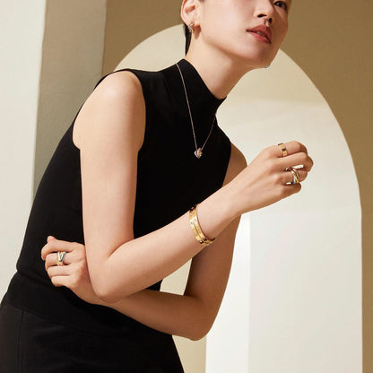 [Rosla]TRINITY CUSHION NECKLACE COLLECTION