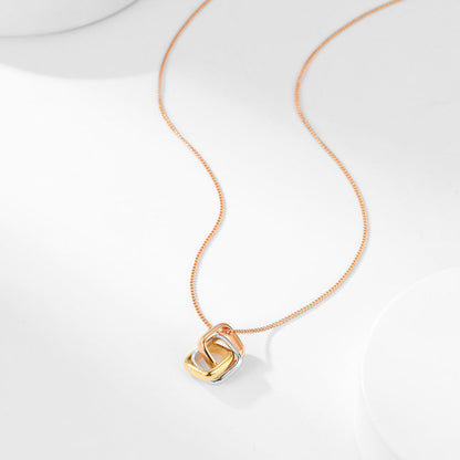 [Rosla]TRINITY CUSHION NECKLACE COLLECTION