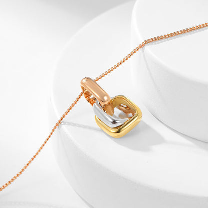 [Rosla]TRINITY CUSHION NECKLACE COLLECTION