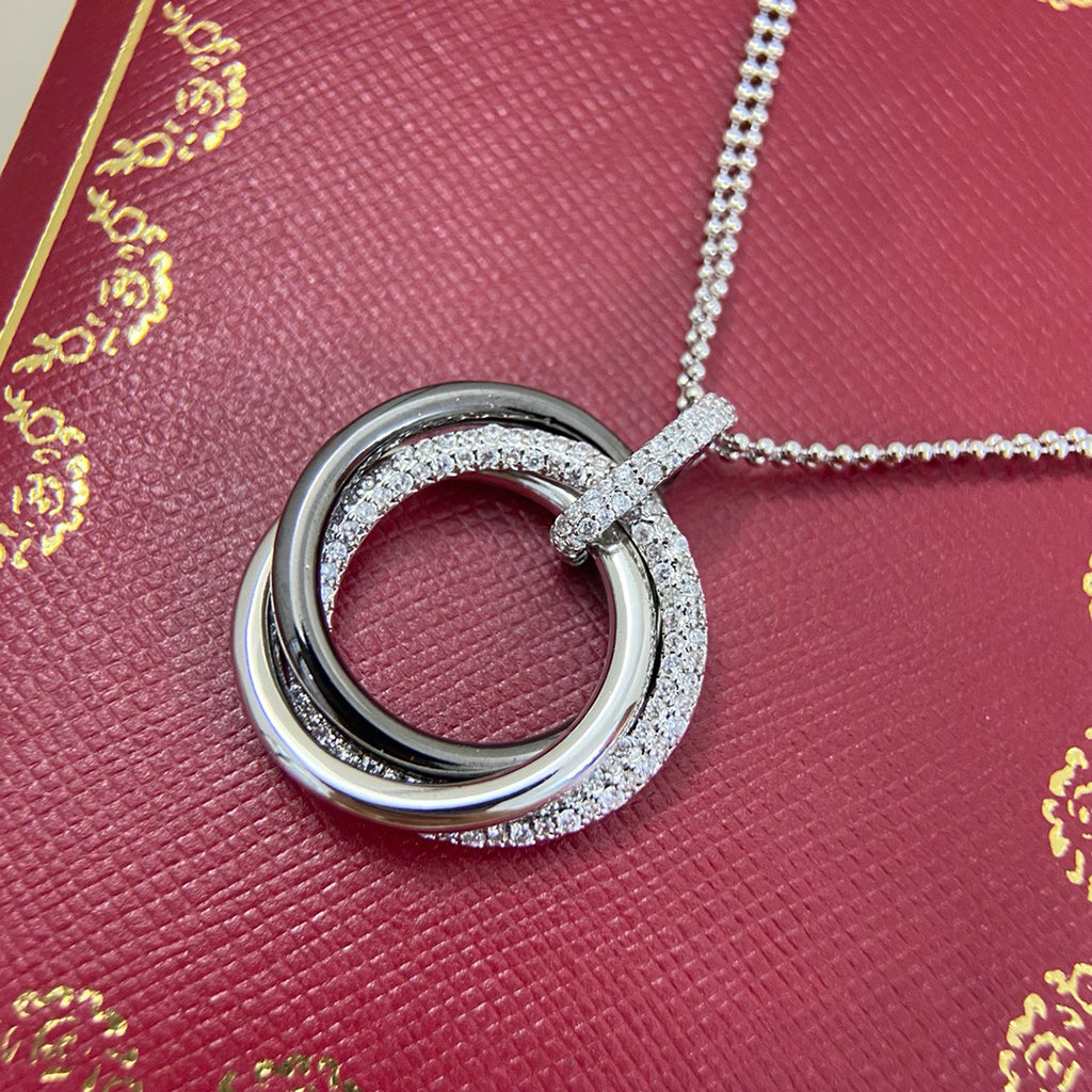 [Rosla]TRINITY CERAMIC NECKLACE