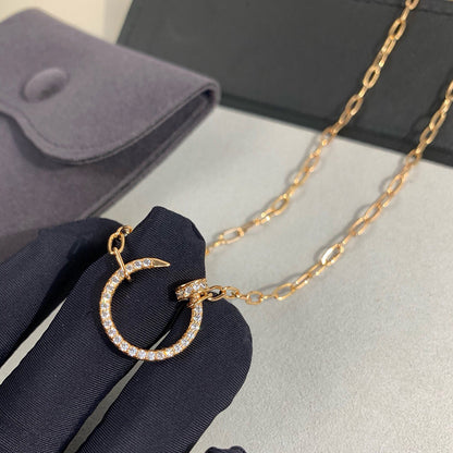 [Rosla]JUSTE NECKLACE FULL DIAMONDS