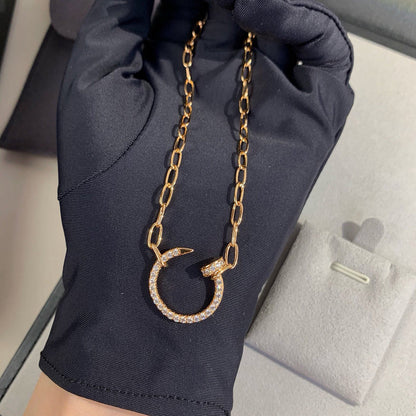 [Rosla]JUSTE NECKLACE FULL DIAMONDS