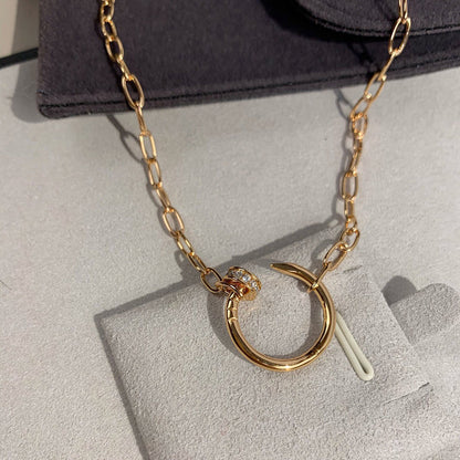 [Rosla]JUSTE NECKLACE FULL DIAMONDS