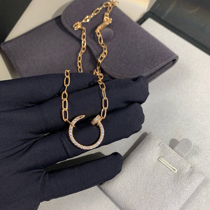 [Rosla]JUSTE NECKLACE FULL DIAMONDS