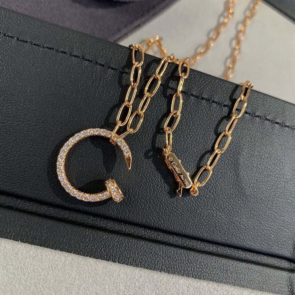 [Rosla]JUSTE NECKLACE FULL DIAMONDS
