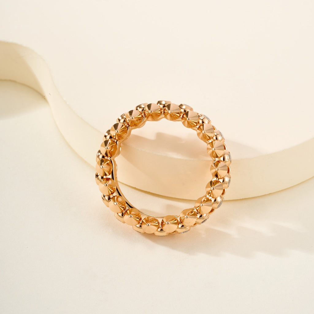 [Rosla]CLASH 6.8MM DIAMOND MEDIUM RING