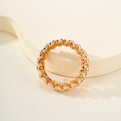 [Rosla]CLASH 6.8MM DIAMOND MEDIUM RING
