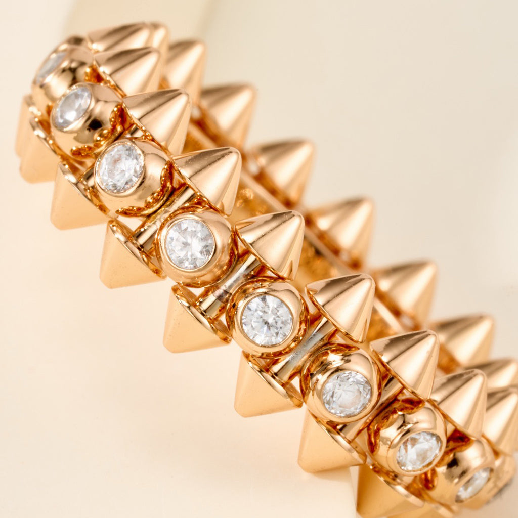 [Rosla]CLASH 6.8MM DIAMOND MEDIUM RING