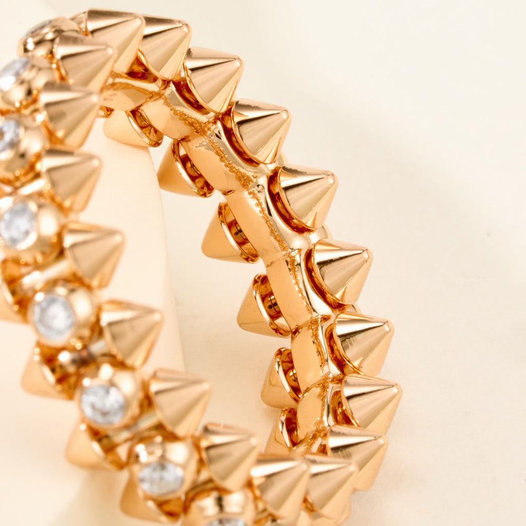 [Rosla]CLASH 6.8MM DIAMOND MEDIUM RING