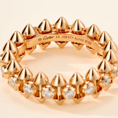 [Rosla]CLASH 6.8MM DIAMOND MEDIUM RING