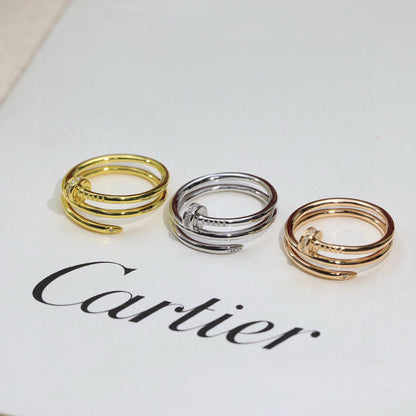 [Rosla]JUSTE RING 4.8MM HALF DIAMOND