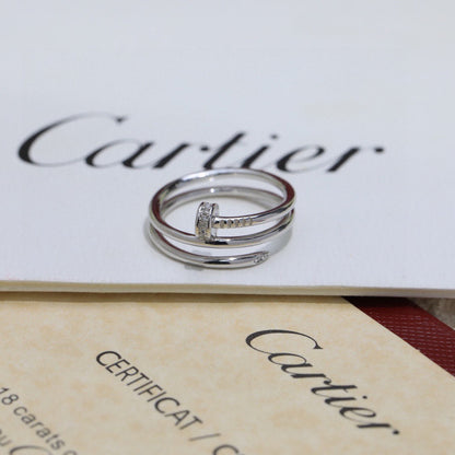 [Rosla]JUSTE RING 4.8MM HALF DIAMOND