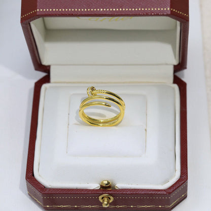 [Rosla]JUSTE RING 4.8MM HALF DIAMOND