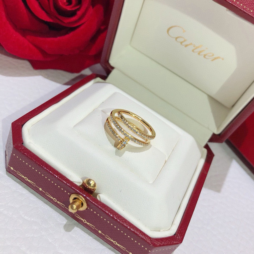 [Rosla]JUSTE RING 4.8MM FULL DIAMOND