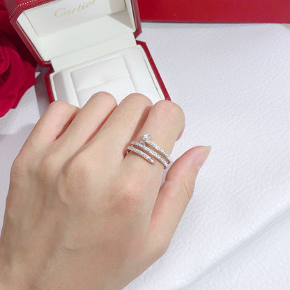 [Rosla]JUSTE RING 4.8MM FULL DIAMOND