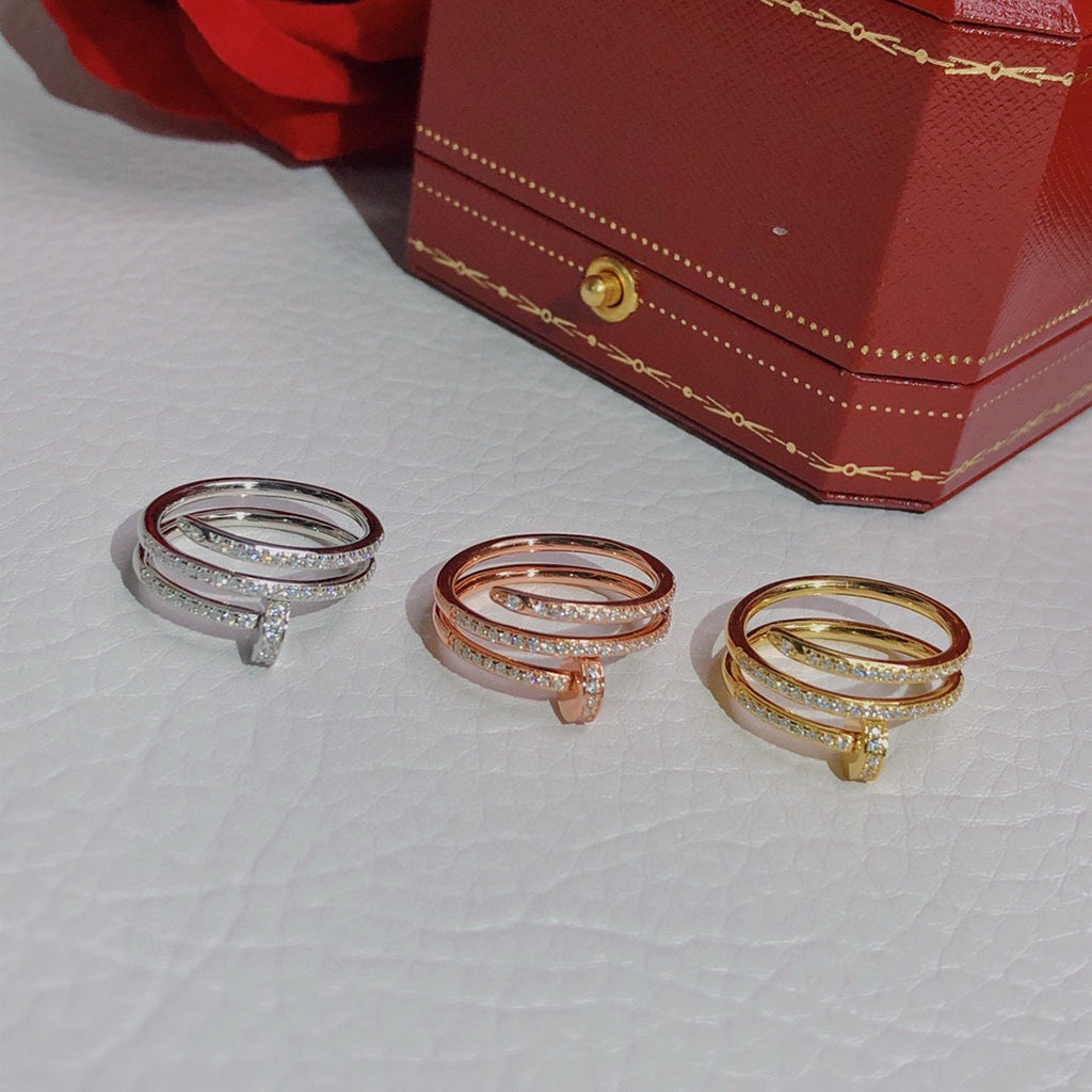 [Rosla]JUSTE RING 4.8MM FULL DIAMOND