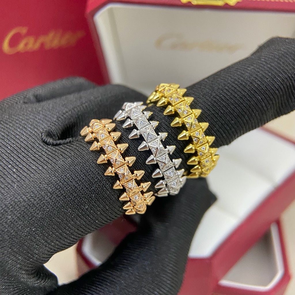 [Rosla]CLASH 6.4MM SMALL FULL DIAMOND RING