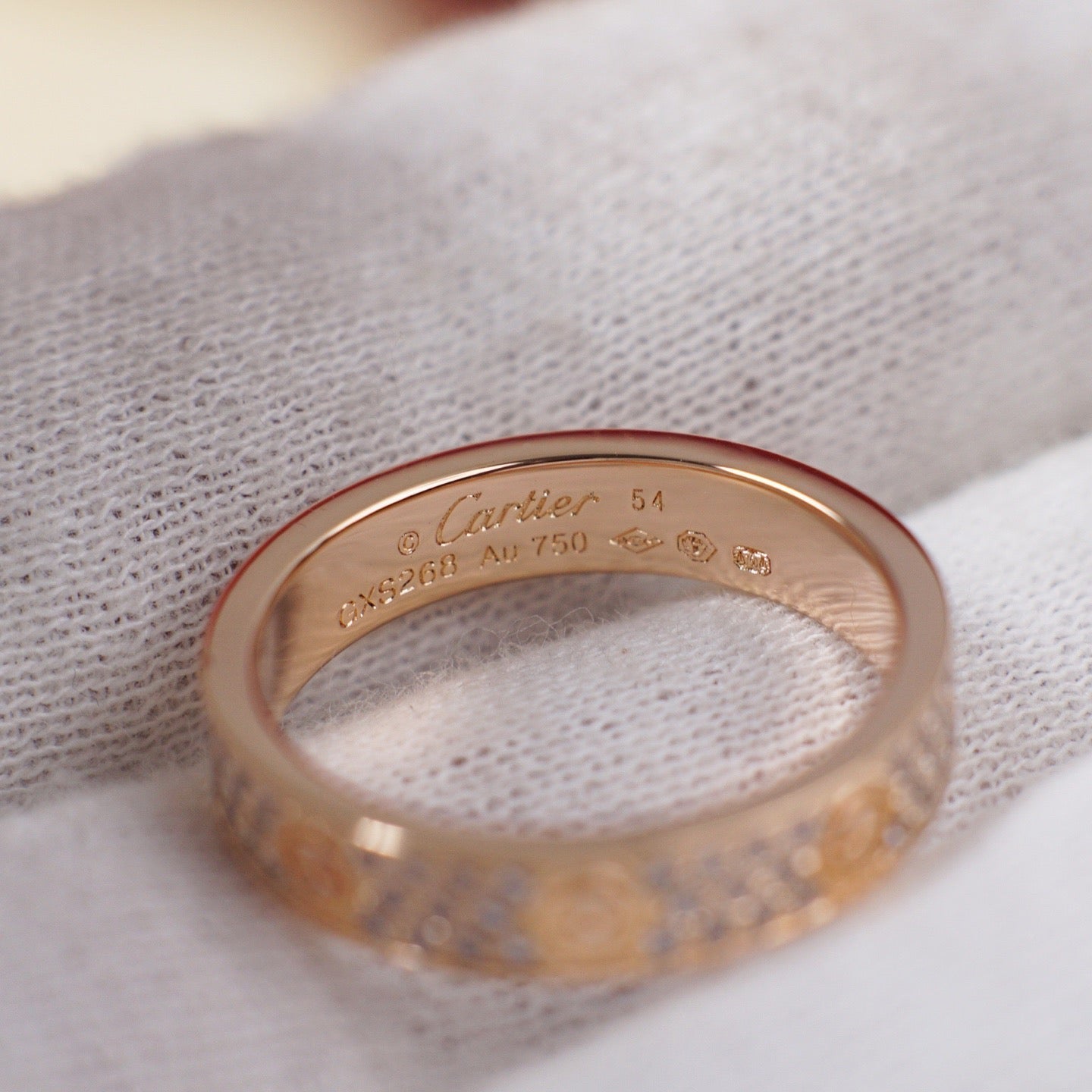 [Rosla]LOVE RING 4.0MM DIAMOND PAVED