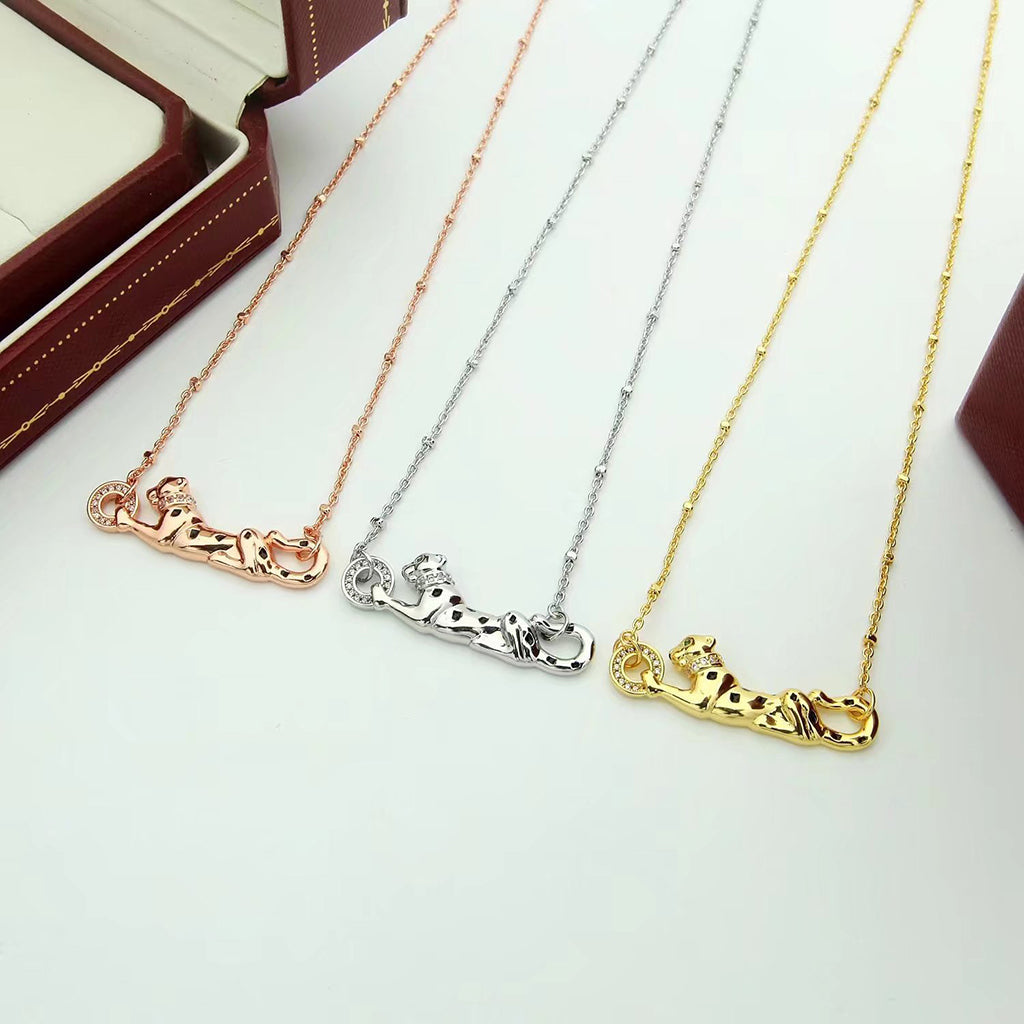 [Rosla]PANTHERE FULL DIAMOND NECKLACE