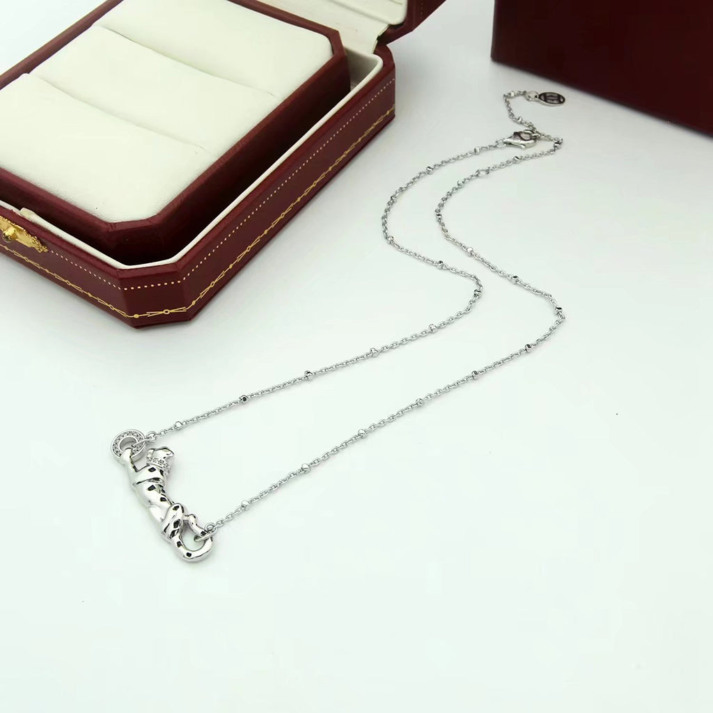 [Rosla]PANTHERE FULL DIAMOND NECKLACE