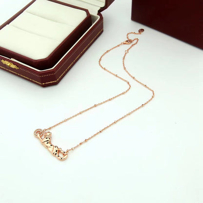 [Rosla]PANTHERE FULL DIAMOND NECKLACE