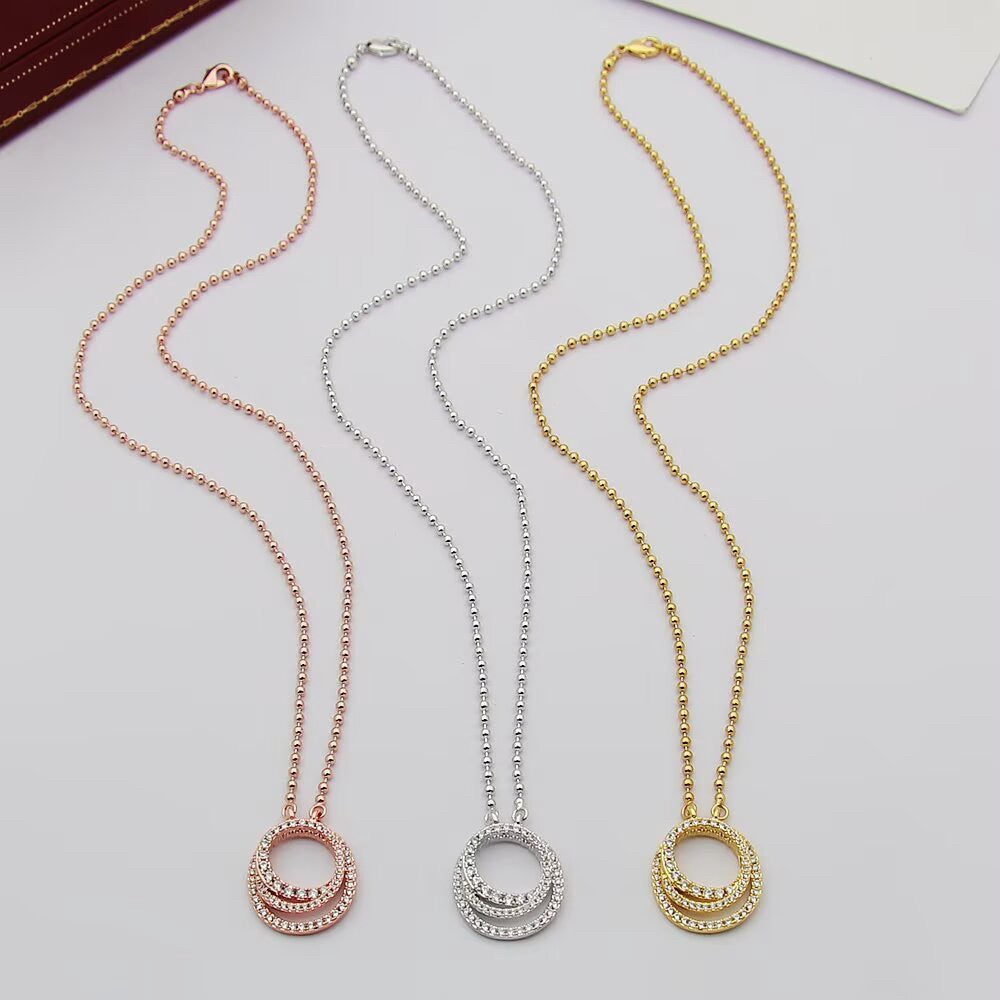 [Rosla]ETINCELLE  FULL DIAMOND NECKLACE