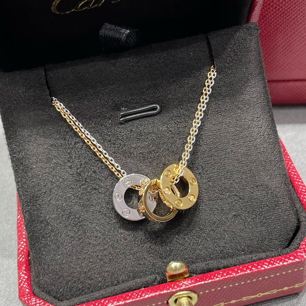 [Rosla]LOVE 6 DIAMOND PENDANT NECKLACE