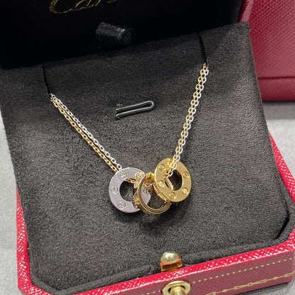 [Rosla]LOVE 6 DIAMOND PENDANT NECKLACE