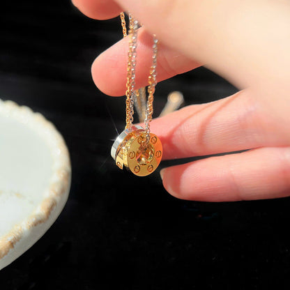 [Rosla]LOVE 6 DIAMOND PENDANT NECKLACE