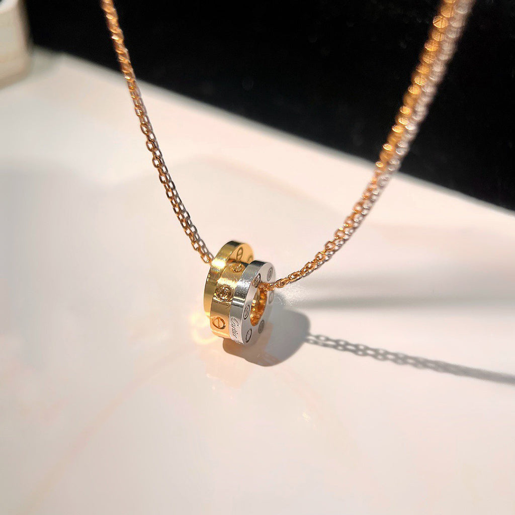 [Rosla]LOVE 6 DIAMOND PENDANT NECKLACE