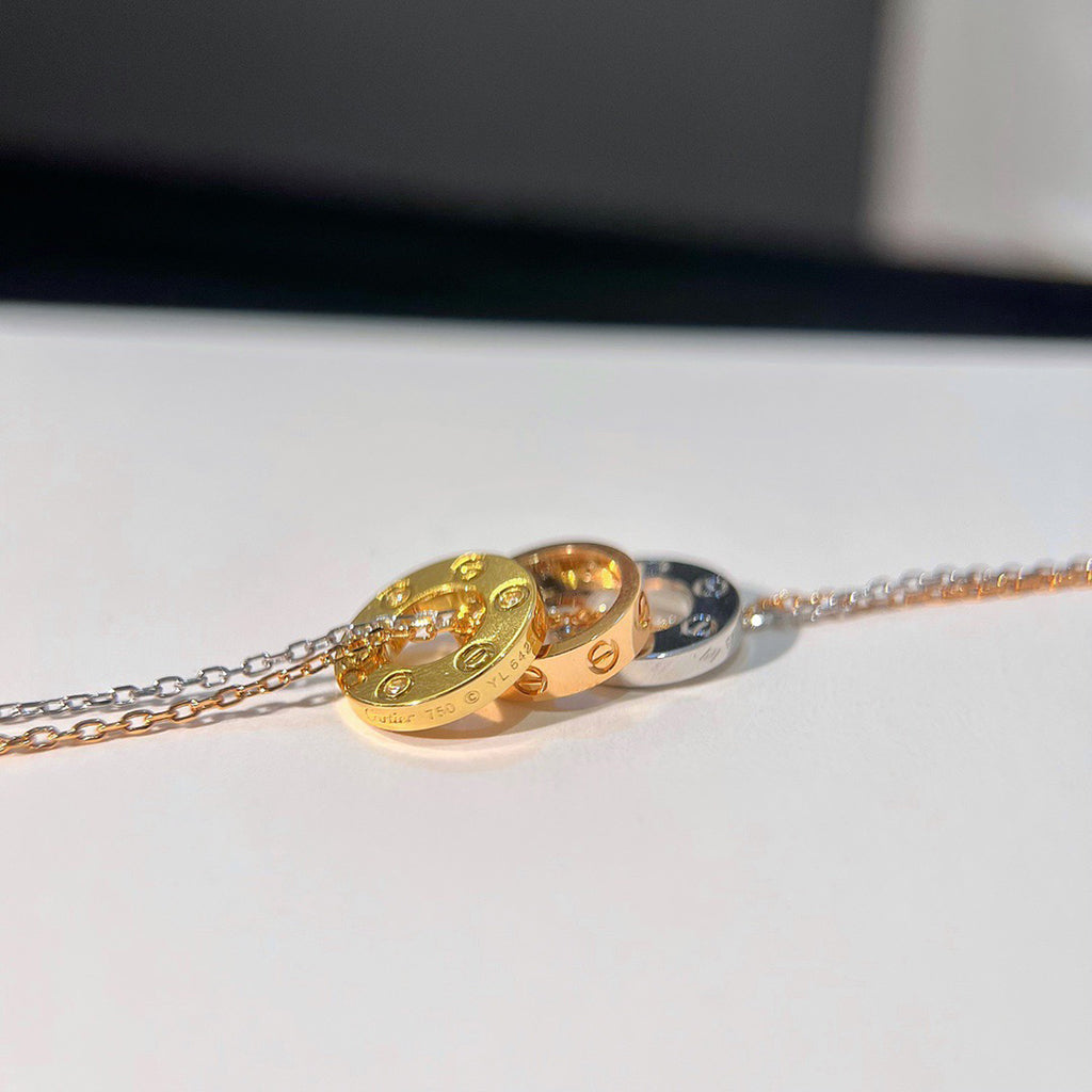 [Rosla]LOVE 6 DIAMOND PENDANT NECKLACE