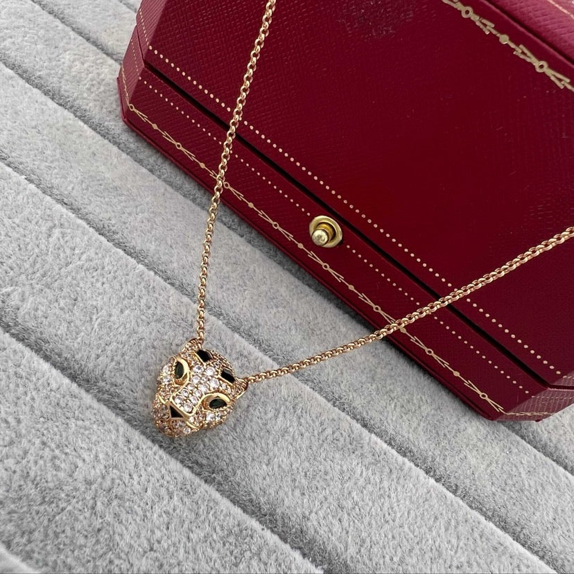 [Rosla]PANTHERE FULL DIAMOND NECKLACE