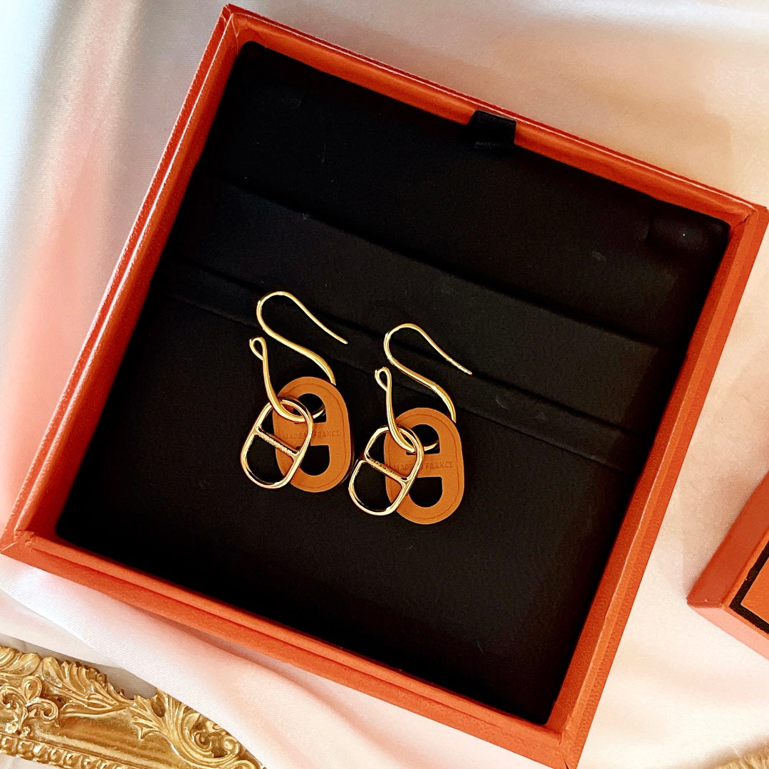 [Rosla]HM O'MAILLON GOLD EARRINGS