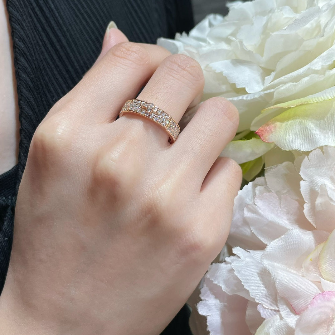 [Rosla]KELLY PINK GOLD DIAMOND RING
