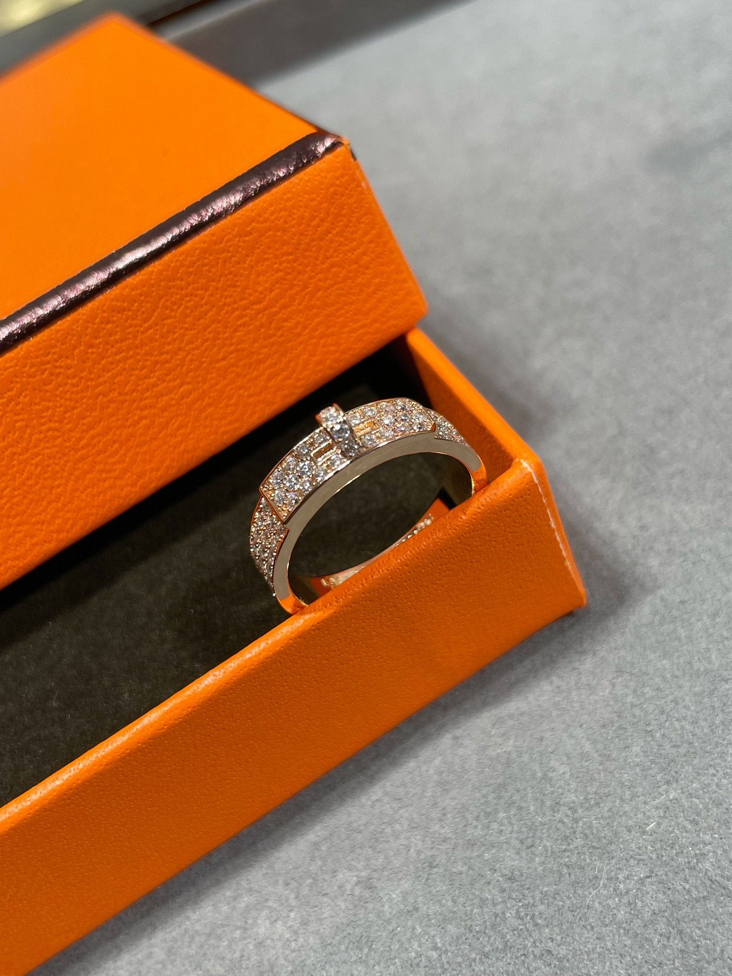 [Rosla]KELLY PINK GOLD DIAMOND RING