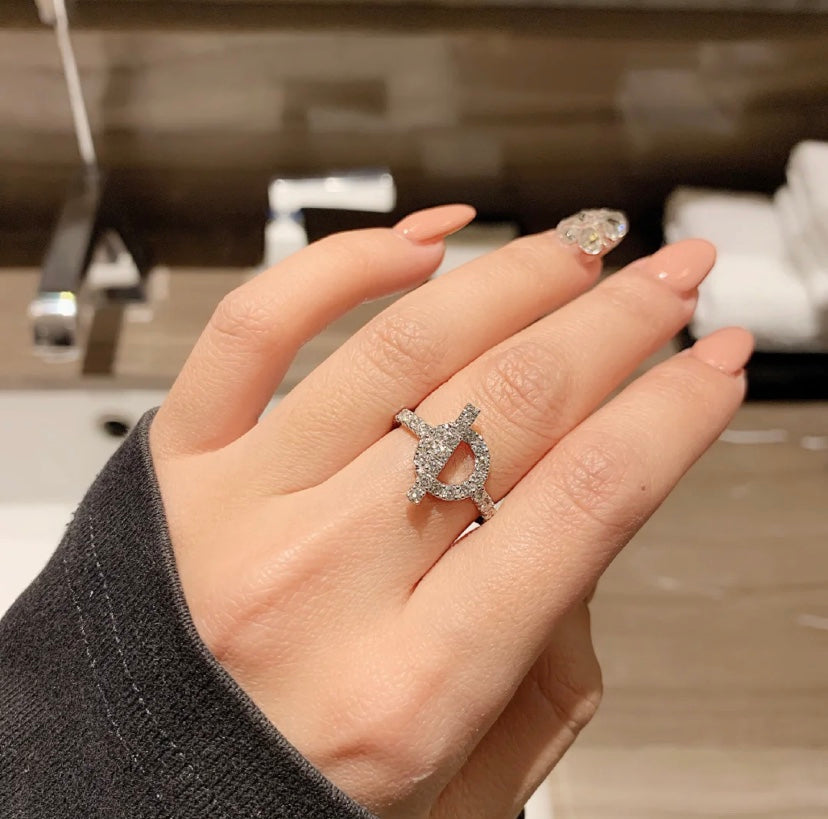 [Rosla]ECHAPPEE RING SILVER DIAMOND