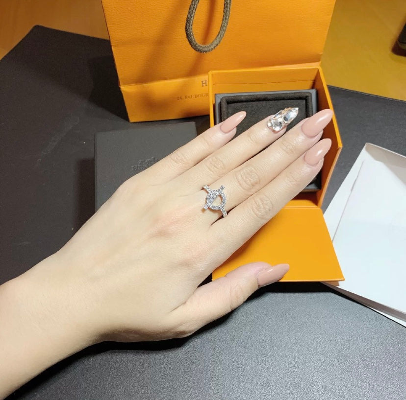 [Rosla]ECHAPPEE RING SILVER DIAMOND