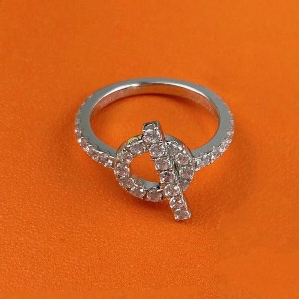 [Rosla]ECHAPPEE RING SILVER DIAMOND