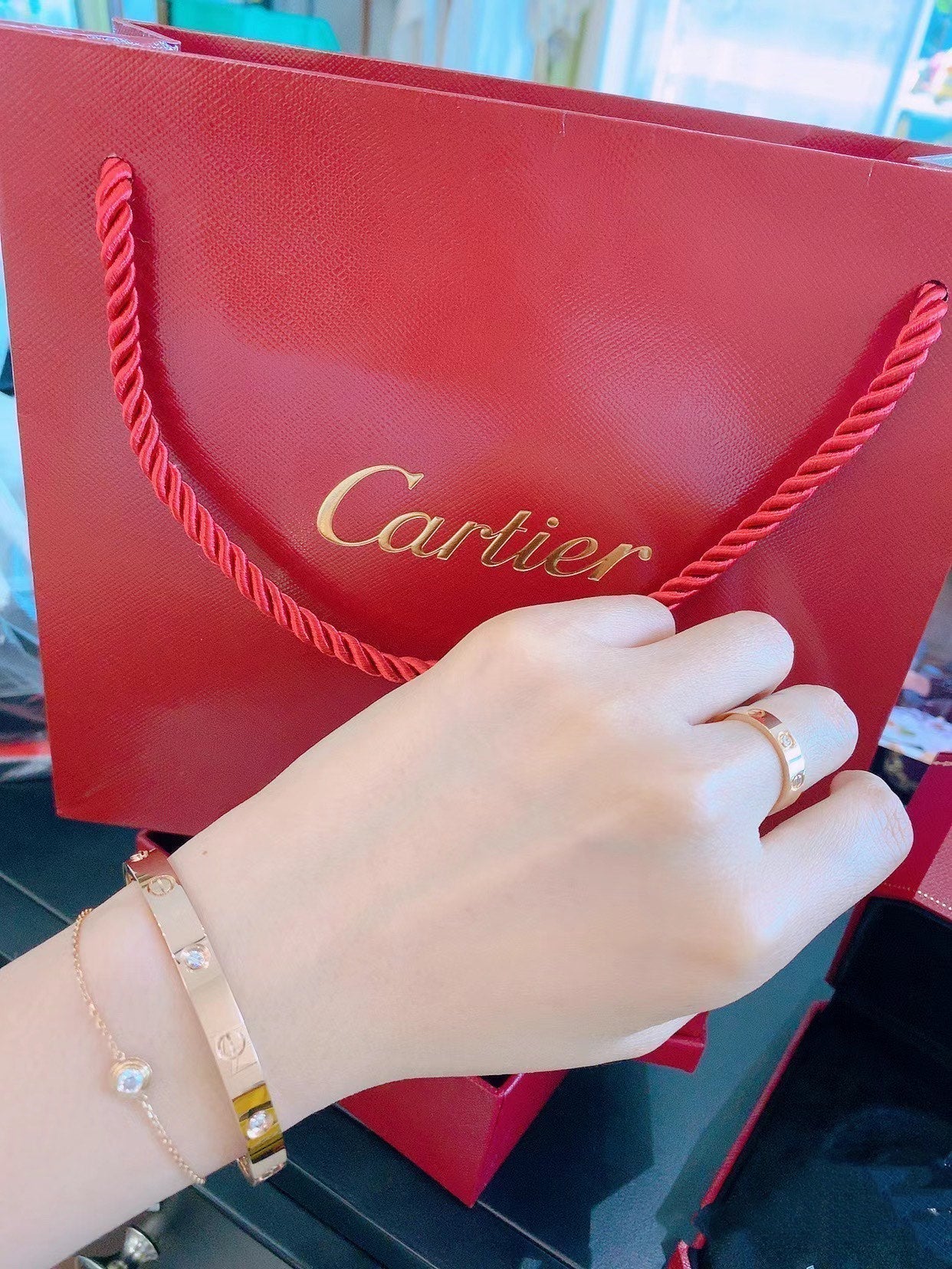 [Rosla]DAMOUR DIAMOND LINK BRACELET