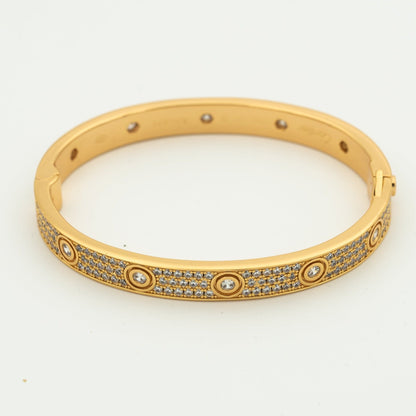 [Rosla]LOVE BRACELET 6.1MM DIAMOND-PAVED 10 BIG DIAMONDS