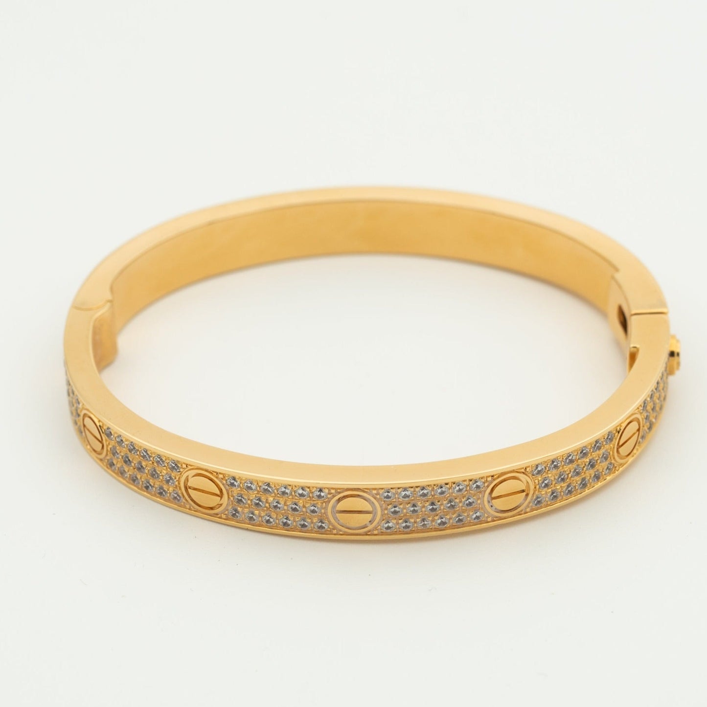 [Rosla]LOVE BRACELET 6.1MM DIAMOND-PAVED