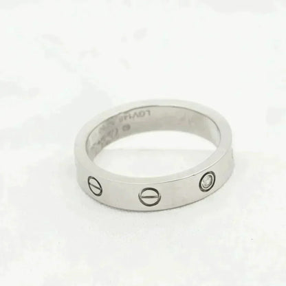 [Rosla]LOVE RING 4MM 1 DIAMOND SILVER