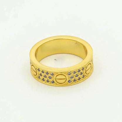 [Rosla]LOVE RING 5.5MM DIAMONDS PAVED