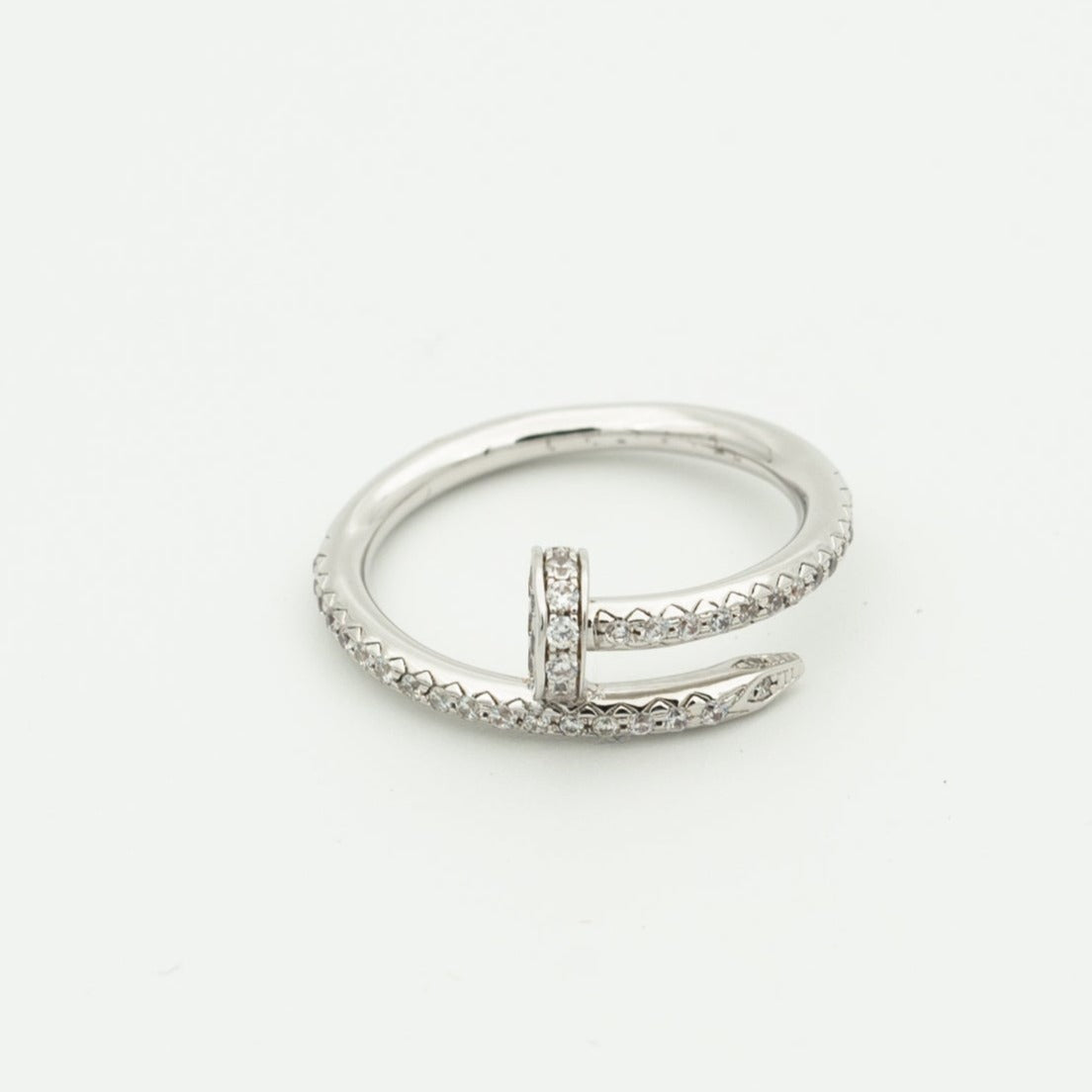 [Rosla]JUSTE RING 1.8MM SILVER DIAMONDS