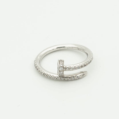 [Rosla]JUSTE RING 1.8MM SILVER DIAMONDS