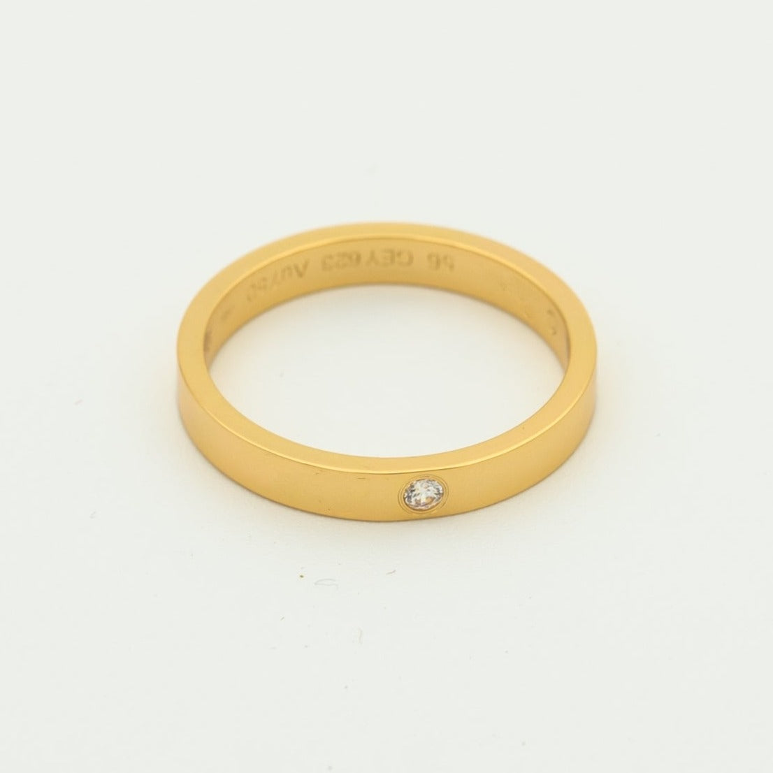[Rosla]LOVE RING 4MM 1 DIAMOND