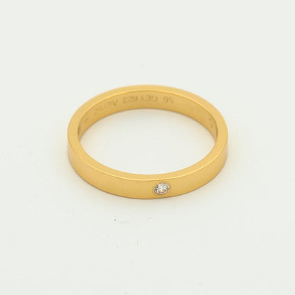 [Rosla]LOVE RING 4MM 1 DIAMOND