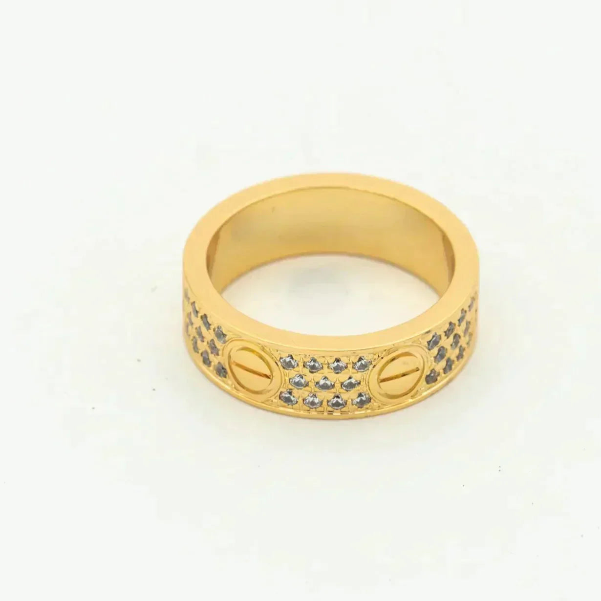 [Rosla]LOVE RING 5.5MM DIAMONDS PAVED