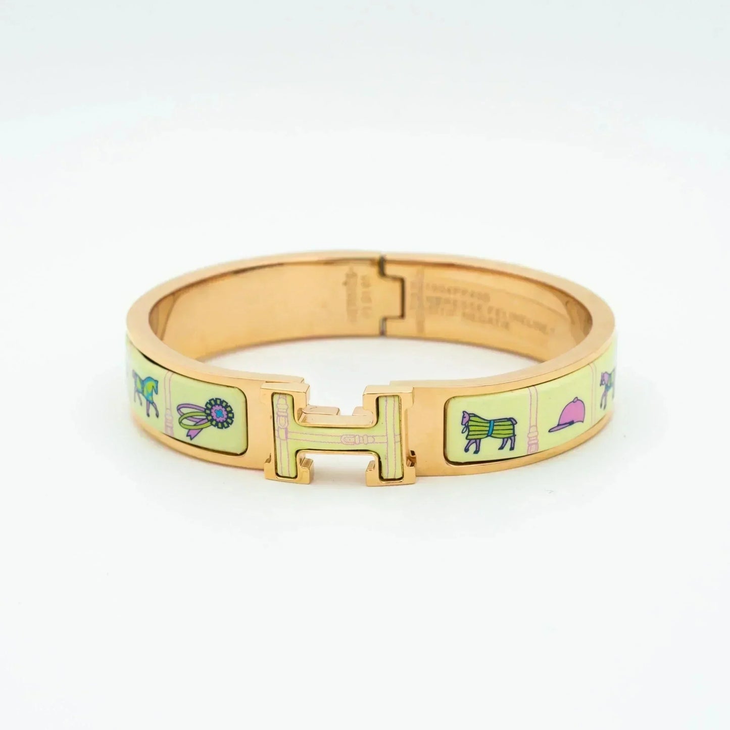 [Rosla]H PINK GOLD BRACELET CREAM CERAMIC