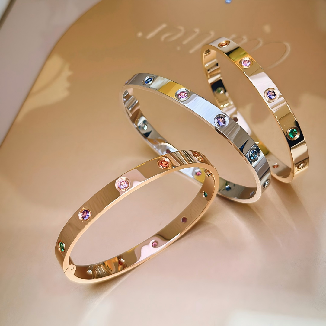 [Rosla]2026 RAINBOW LOVE BRACELET 6.1MM  10 DIAMONDS